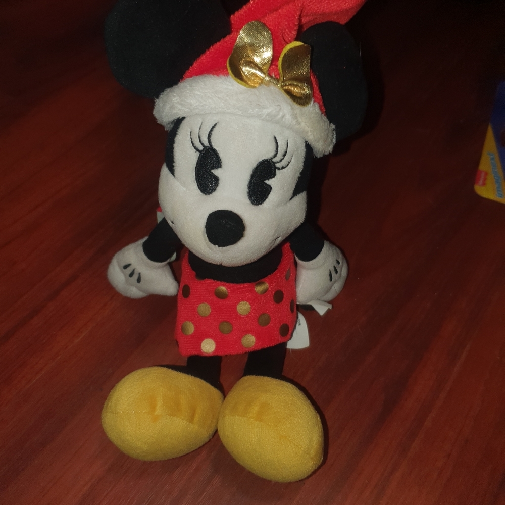 Minnie Mouse Disney Store Plush Stuffed Toy Scarf  12in